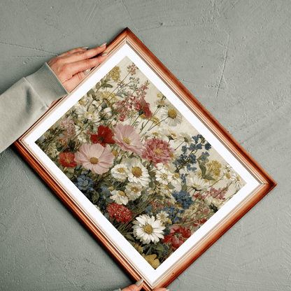 Wildflower Meadow Jigsaw Puzzle — Vintage Floral