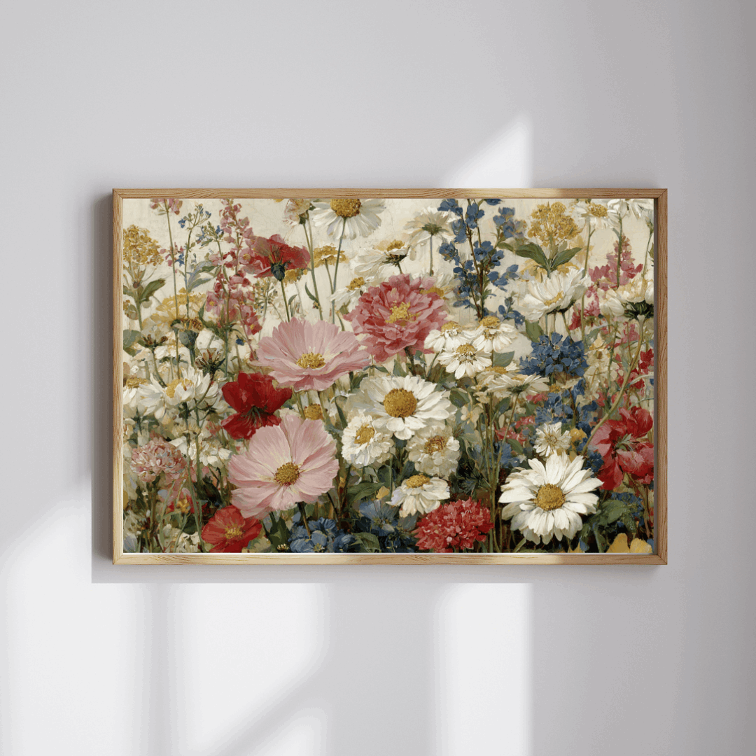 Wildflower Meadow Jigsaw Puzzle — Vintage Floral
