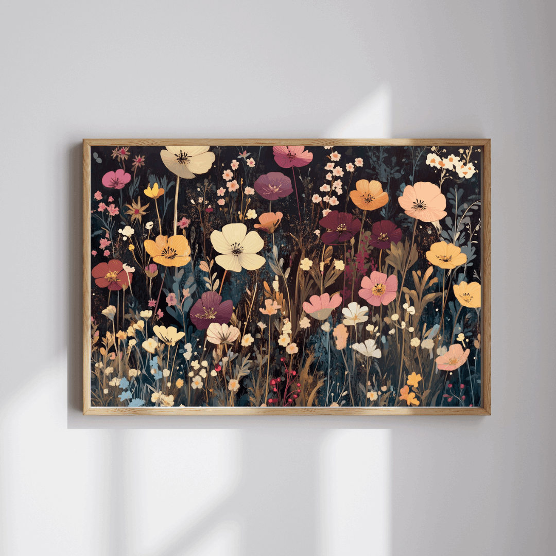Wildflower Meadow Jigsaw Puzzle — Floral Art Puzzle
