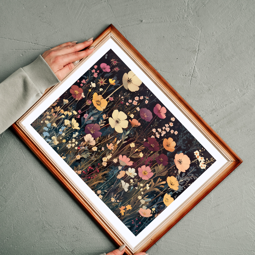 Wildflower Meadow Jigsaw Puzzle — Floral Art Puzzle