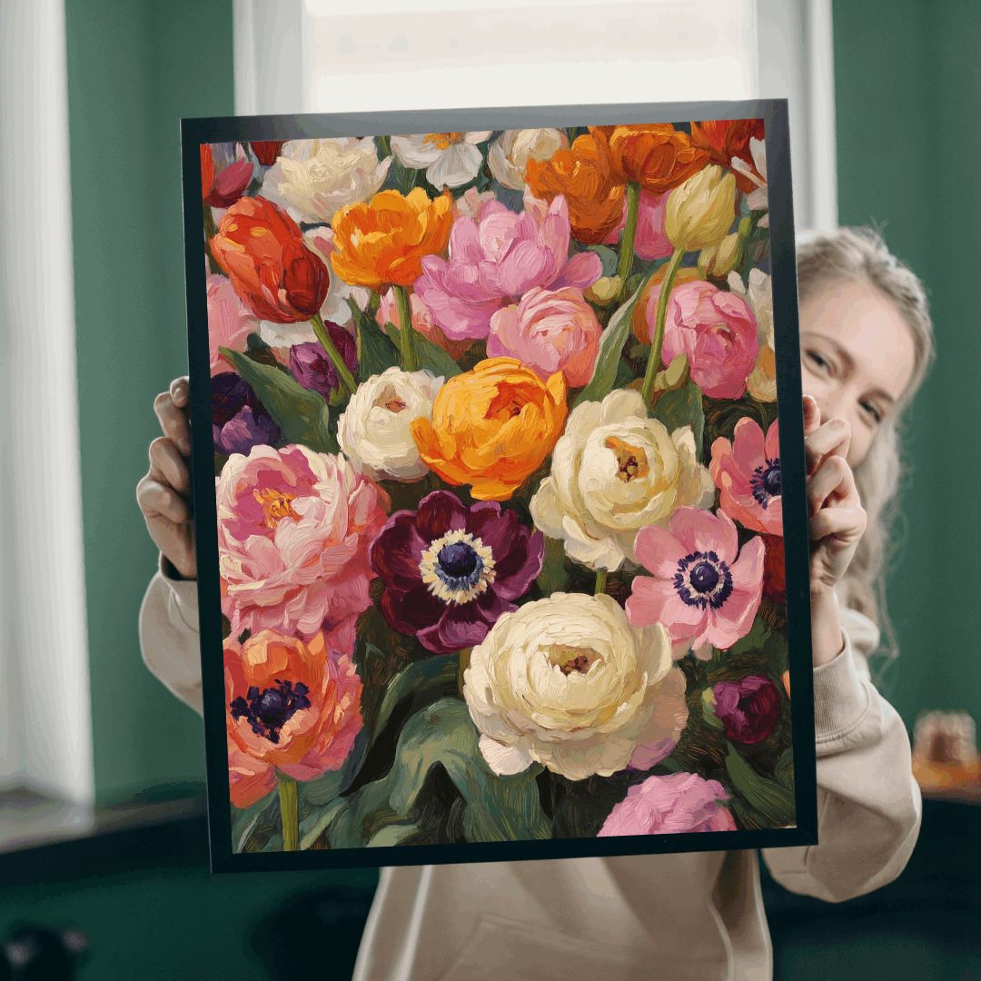 Vintage Floral Bouquet Puzzle | 110-1014 Piece Jigsaw