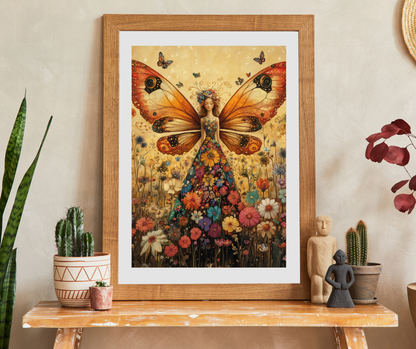 Butterfly Fairy Floral Dress Puzzle | Fantasy Jigsaw Puzzle Puzzle The Puzzle Chest