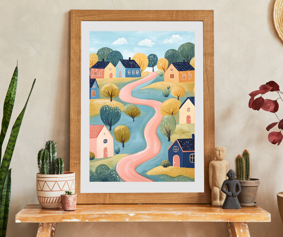 Whimsical Riverside Village Jigsaw Puzzle 110-520 Piece Puzzle The Puzzle Chest