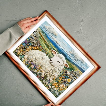 Sleeping Lamb Meadow Puzzle | Sheep Jigsaw Puzzle, 110-1014pc Animal Themed Game Puzzle The Puzzle Chest