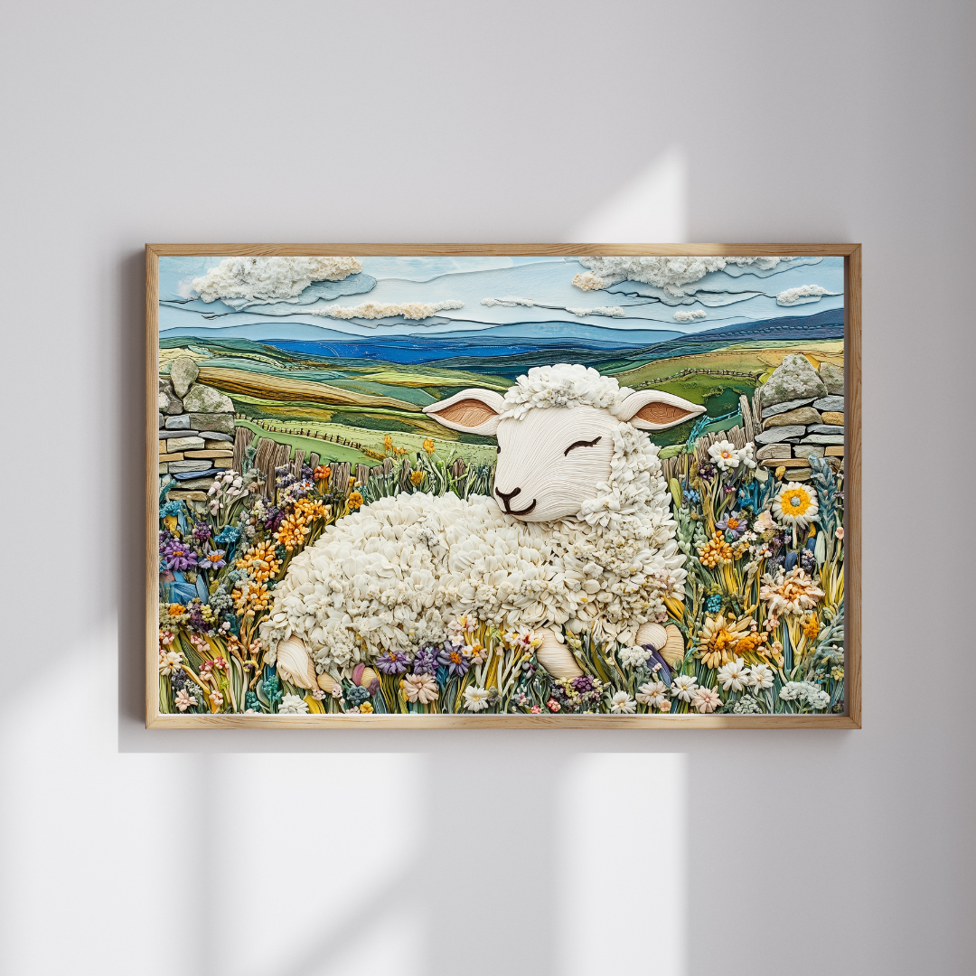 Sleeping Lamb Meadow Puzzle | Sheep Jigsaw Puzzle, 110-1014pc Animal Themed Game Puzzle The Puzzle Chest