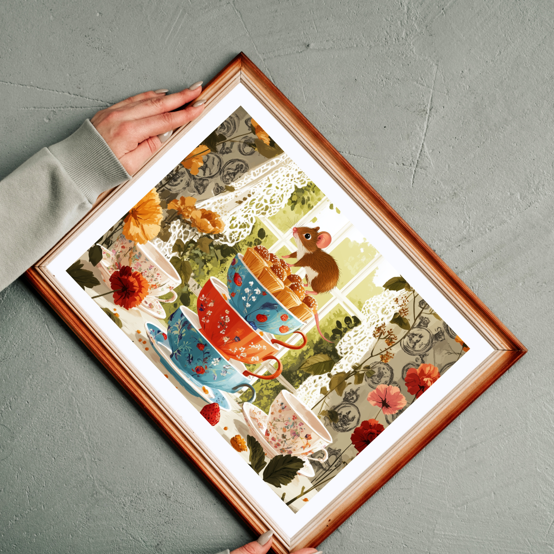 Tea Party Mouse Puzzle | Cute Animal Jigsaw Game Puzzle The Puzzle Chest