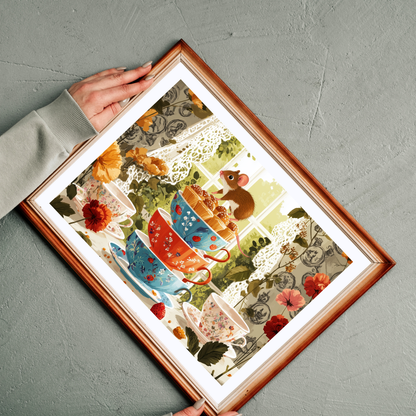 Tea Party Mouse Puzzle | Cute Animal Jigsaw Game Puzzle The Puzzle Chest