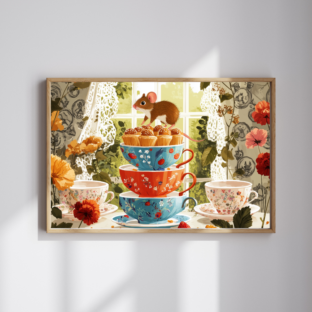 Tea Party Mouse Puzzle | Cute Animal Jigsaw Game Puzzle The Puzzle Chest