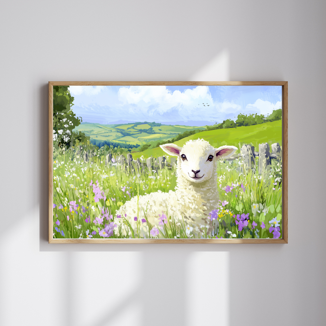 Spring Lamb Puzzle | Scenic Countryside Sheep Jigsaw 110-1014 Piece Puzzle The Puzzle Chest