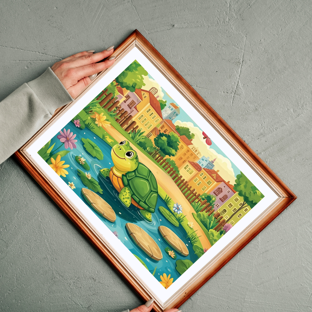 Smiling Turtle Pond Puzzle | Cute Animal Jigsaw Game Puzzle The Puzzle Chest
