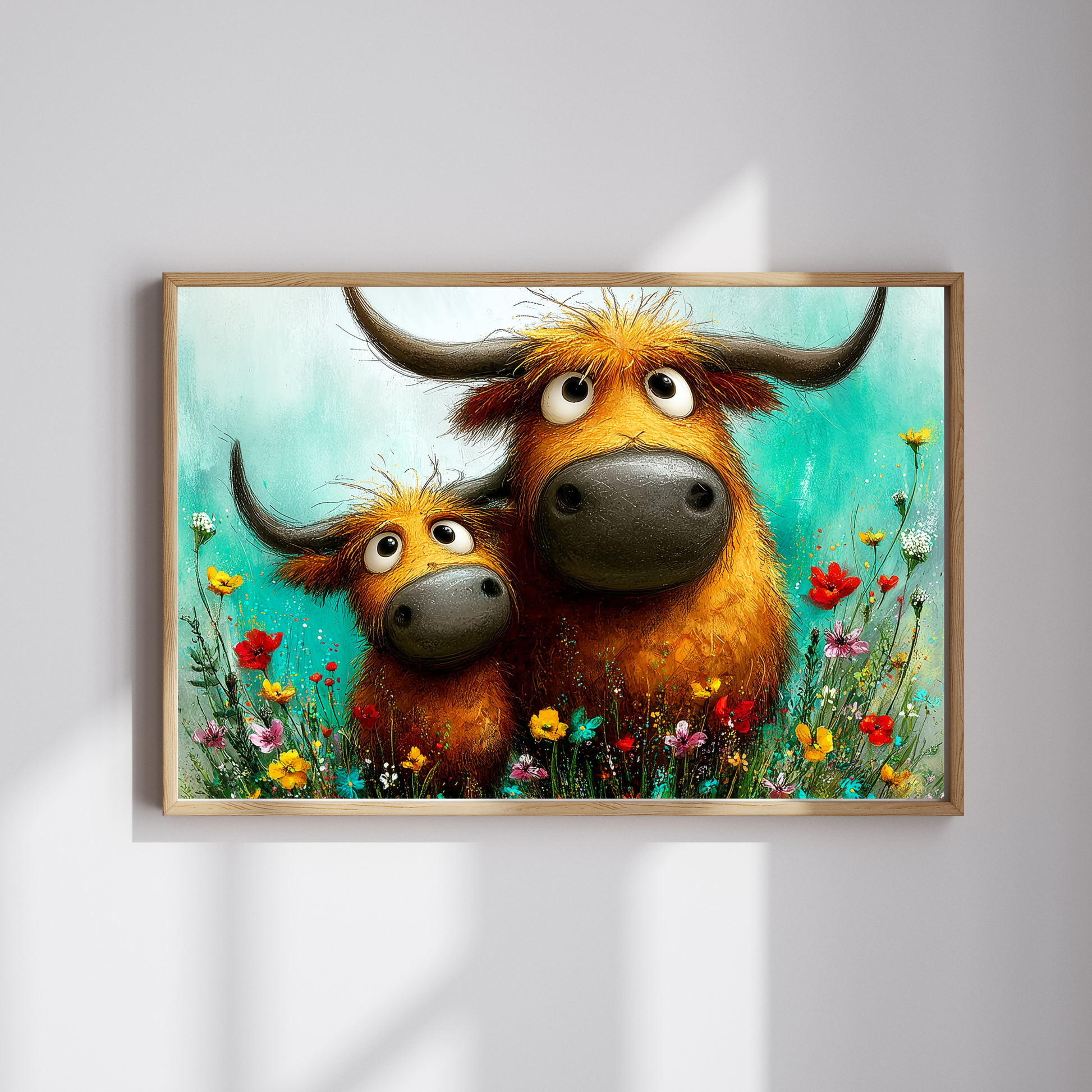 Whimsical Highland Cows Puzzle | 110/252/520 Piece Jigsaw Puzzle The Puzzle Chest