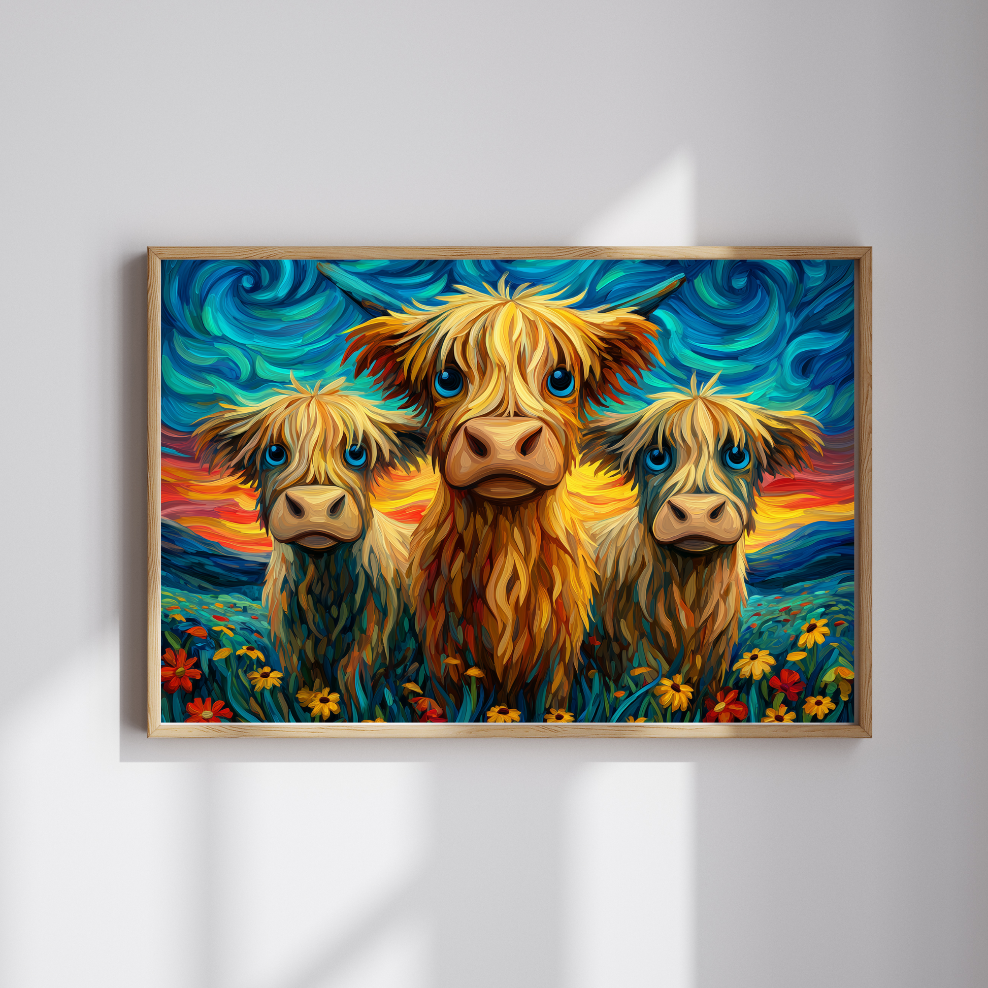 Colorful Highland Cows Puzzle | 110-520 Piece Jigsaw Puzzle The Puzzle Chest