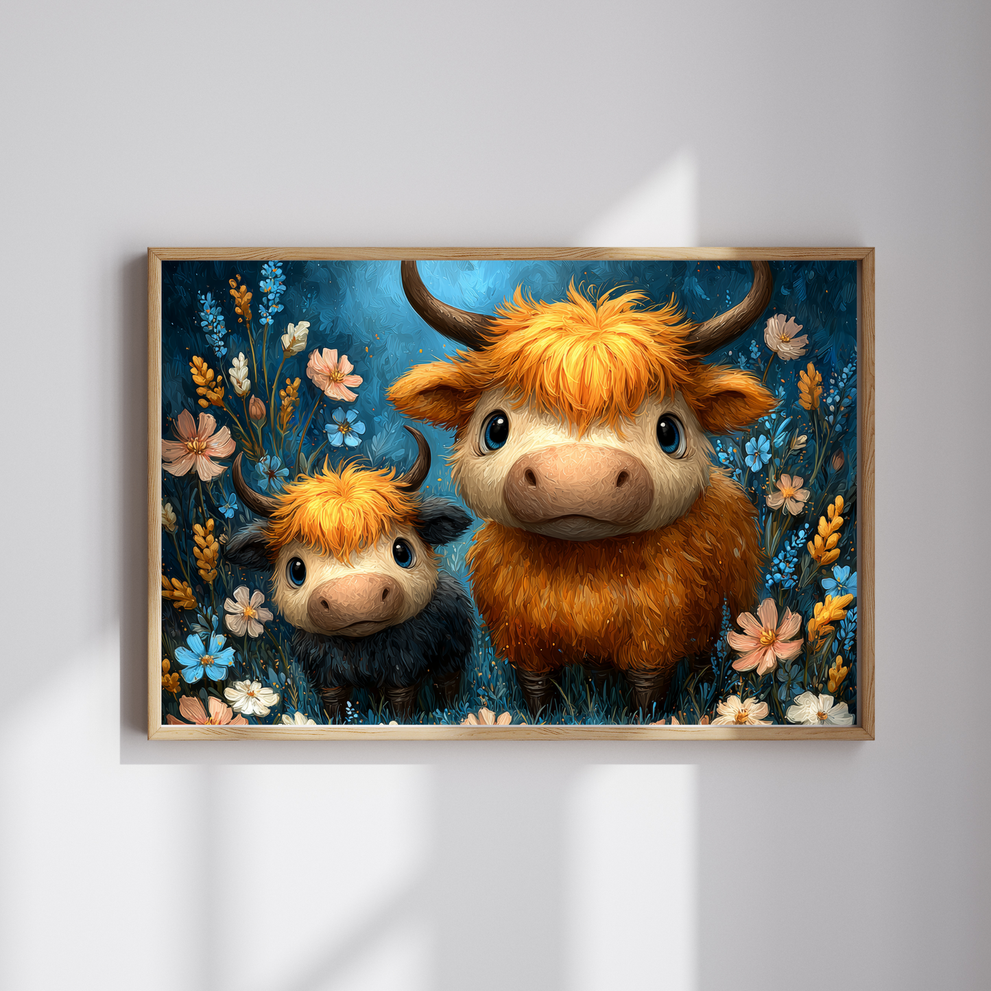 Highland Cow Family Puzzle 110-1014 Piece | Cute Highland Cattle Jigsaw Puzzle The Puzzle Chest