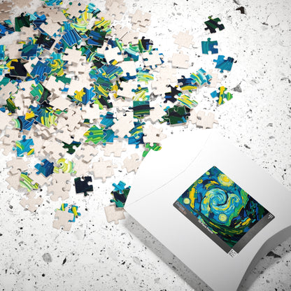 Starry Night Abstract Art Jigsaw Puzzle Puzzle The Puzzle Chest