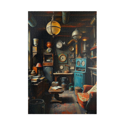 Cozy Steampunk Home Office Puzzle - 110, 252, 520, 1014-piece, Perfect for Family Night, Unique Gift for Puzzle Lovers, Relaxing Activity 1014 pcs (Vertical) Puzzle The Puzzle Chest