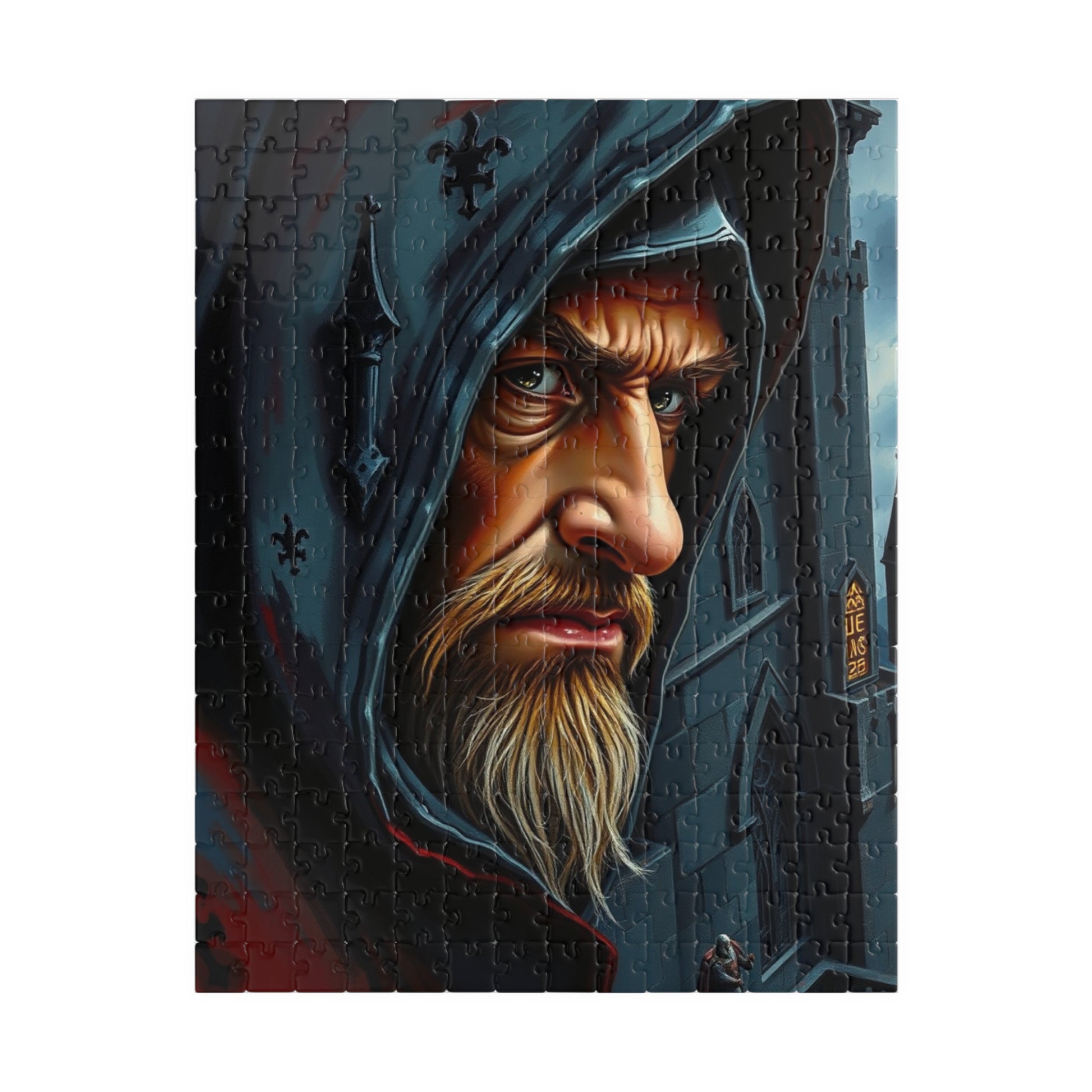 Mystical Wizard Puzzle - Enigmatic Art for Puzzle Lovers, Unique Gift for Adults, Fantasy Decor, Family Fun, Brain Teaser, Holiday Activity 252 pcs (Vertical) Puzzle The Puzzle Chest