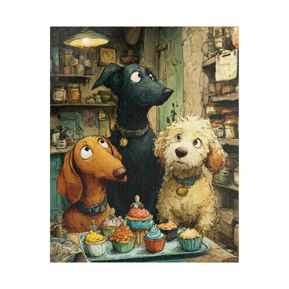 Whimsical Pet Puzzle - Cute Dog Friends, Baking Animal Themed Game for Family Night, Gift for Animal Lover, Indoor Activity Puzzle The Puzzle Chest