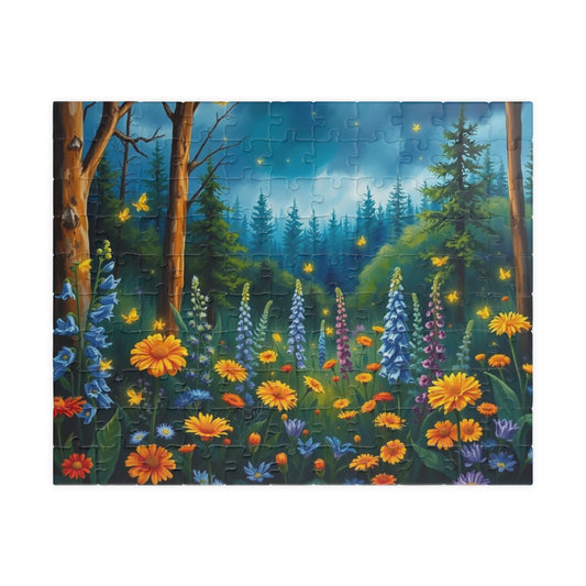 Flower Garden Landscape Puzzle | Nature Lover Gift, Family Activity, Eco-Friendly Game, Holiday Birthday Puzzle Enthusiast Hobbyist Present 110 pcs (Horizontal) Puzzle The Puzzle Chest