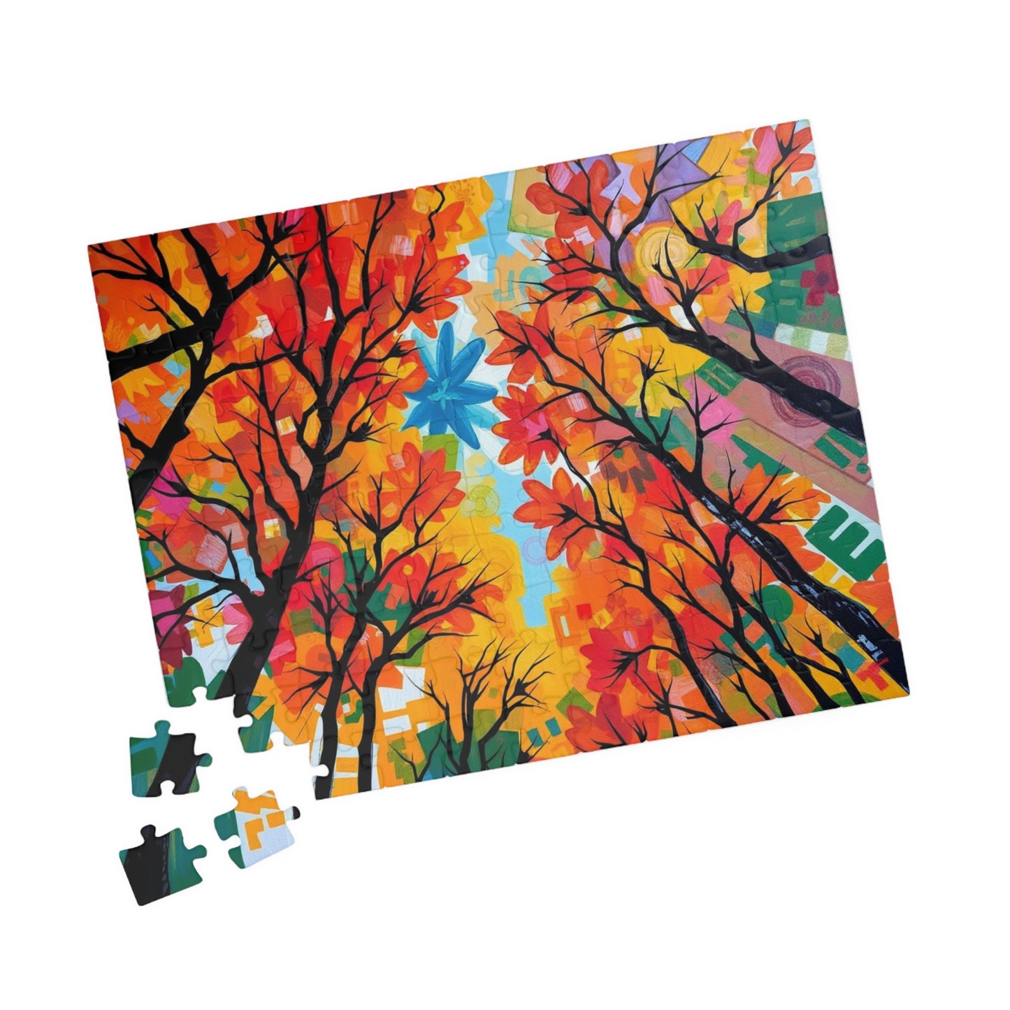 Autumn Forest Puzzle | 110-1014 pieces | Fall Decor, Family Activity, Home Gift, Nature Lover, Cozy Nights Puzzle The Puzzle Chest