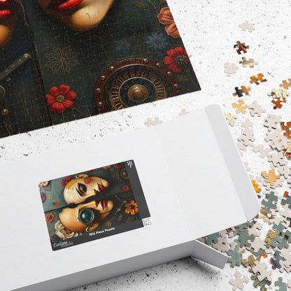 Steampunk Puzzle Art, Unique Home Decor, Fun Gift for Puzzle Lovers, Frameable Decorative Artwork, Challenging Jigsaw Game 110-1014 Pieces Puzzle The Puzzle Chest