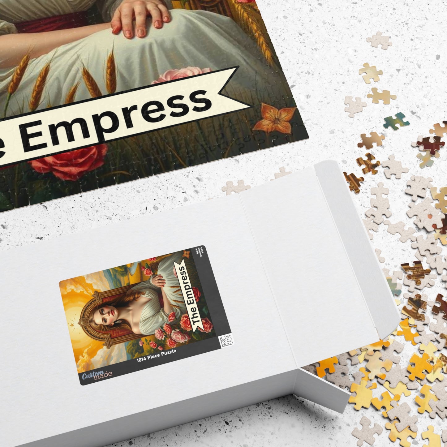 The Empress Tarot Jigsaw Puzzle: Art Lover Gift, Family Game Night