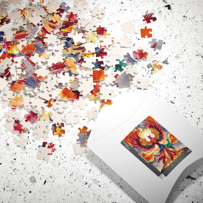 Phoenix Jigsaw Puzzle, Mythical Fire Bird, Folklore Art, Creative Gift for Adults, Birthday, Holiday Fun Puzzle The Puzzle Chest