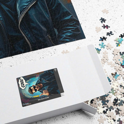 Cool Vibe Puzzle - Pop Art Jigsaw Game, Fun Gift for Friend, Family, Game Night, Unique Nostalgic Birthday/Christmas Present, Vintage Design Puzzle The Puzzle Chest