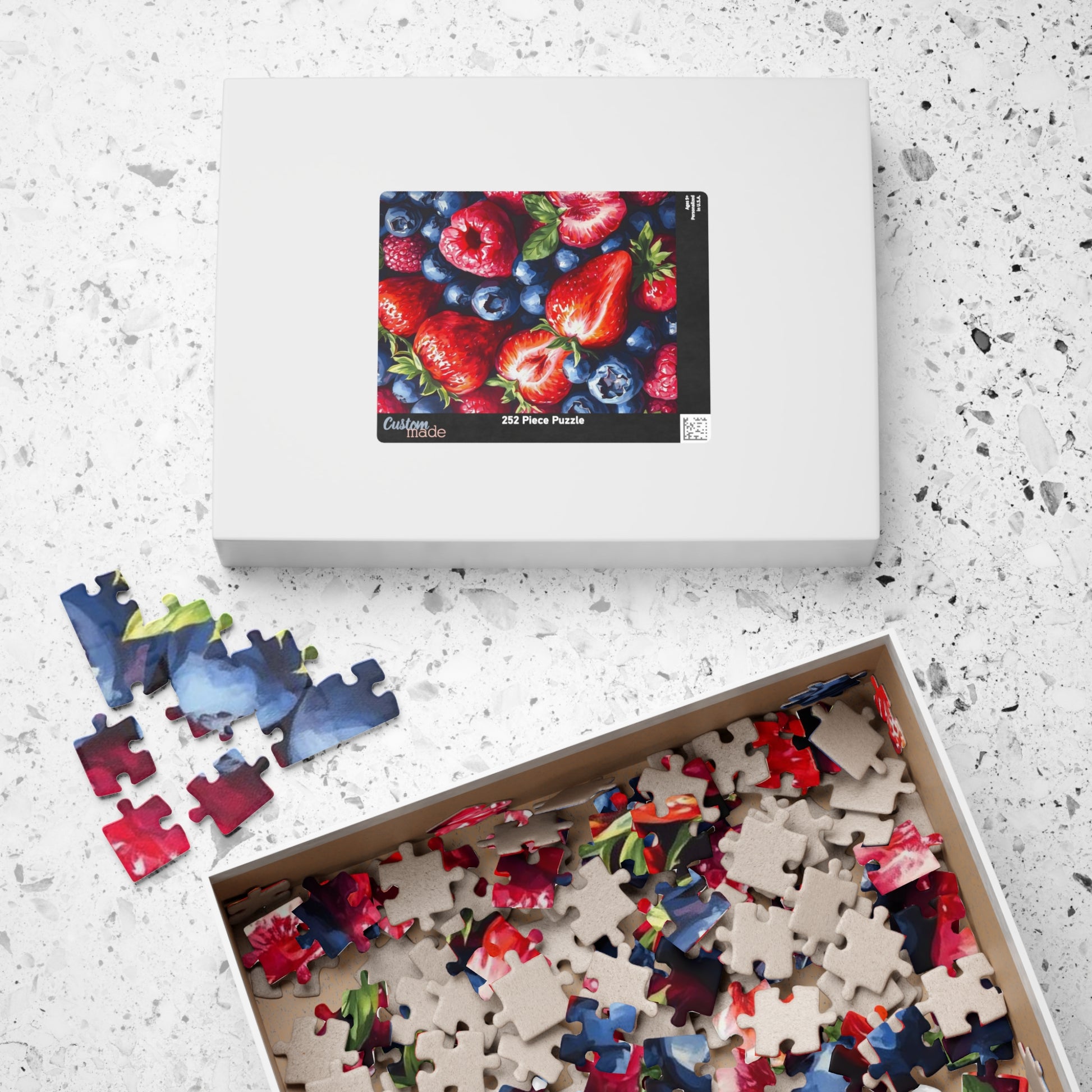 Fruity Jigsaw Puzzle Art - 110, 252, 520, 1014-piece, Foodie Gift for Friends, Family Game Night, Fruit Lover's Challenge Puzzle The Puzzle Chest