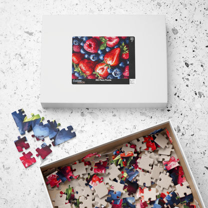 Fruity Jigsaw Puzzle Art - 110, 252, 520, 1014-piece, Foodie Gift for Friends, Family Game Night, Fruit Lover's Challenge Puzzle The Puzzle Chest
