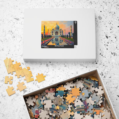 Taj Mahal Puzzle - Religious Monument in India, 100-1000 Piece Puzzle, Faith-Based Historical Puzzle, Landmark Puzzle, Muslim Art Gift Puzzle The Puzzle Chest