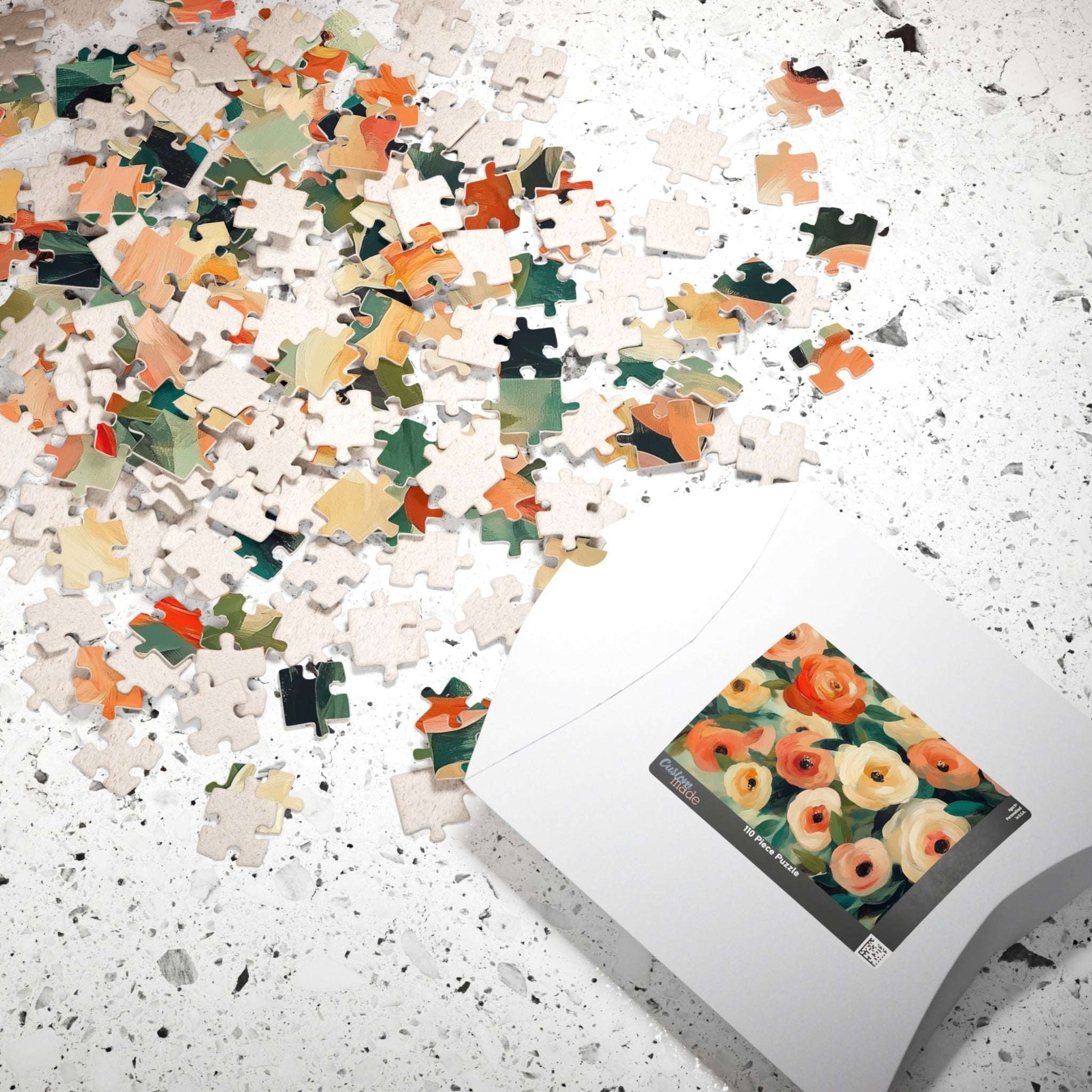 Floral Camellia Jigsaw Puzzle — Decorative Puzzle
