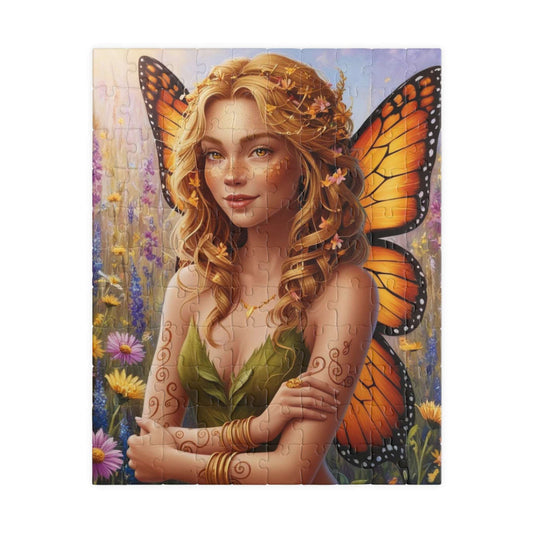 Enchanting Fairy Puzzle, Beautiful Art Nature Theme Jigsaw Game, Friend Gift for Fantasy Lover, Family or Solo Fun Indoor Activity, Relaxing 110 pcs (Vertical) Puzzle The Puzzle Chest