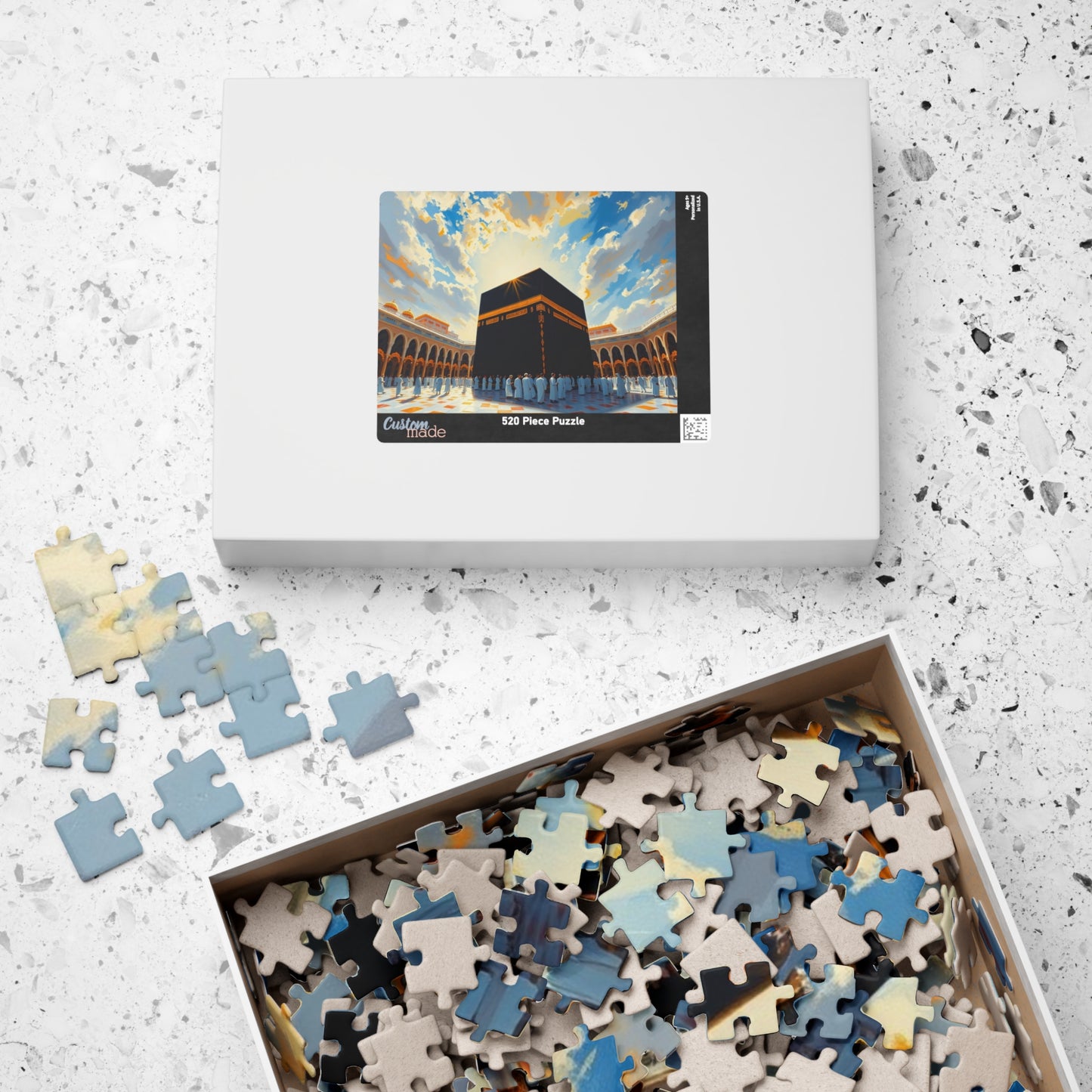 The Holy Kaaba in Mecca Puzzle, Famous Historical Religious Landmark, Islamic Faith-Based Jigsaw, Ramadan Eid Gift for Muslim Game Night Puzzle The Puzzle Chest
