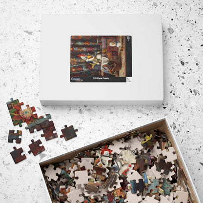 Chicken Tailor Jigsaw Puzzle, Farm Animal Sewing Theme Bird Game for Family Fun, Home Activity, Gift for Adult Puzzle Lovers, Brain Teaser Puzzle The Puzzle Chest