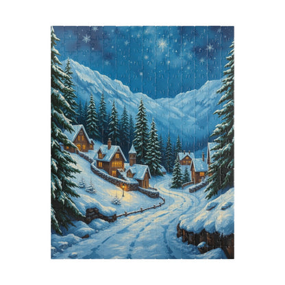 Winter Wonderland Puzzle - Cozy Home Scene, Jigsaw Puzzle for Family Fun, Holiday Activity, Gift Idea, Winter Decor, 110-1014 piece 252 pcs (Vertical) The Puzzle Chest