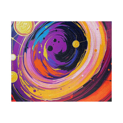 Cosmic Swirl Abstract Puzzle, Space Art Jigsaw Game, Celestial Puzzle, Gift for Astronomy Lover, Family Game Night, Home Decor, Brain Teaser 520 pcs (Horizontal) Puzzle The Puzzle Chest