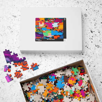 Vibrant Modern Art Puzzle - Colorful Abstract Jigsaw for Family or Solo Fun Puzzle The Puzzle Chest