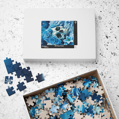 Gothic Winter Skull Puzzle | 110, 252, 520, 1014-piece Adult Jigsaw Game, Perfect for Halloween, Gift for Puzzle Lover, Entertaining Pastime Puzzle The Puzzle Chest