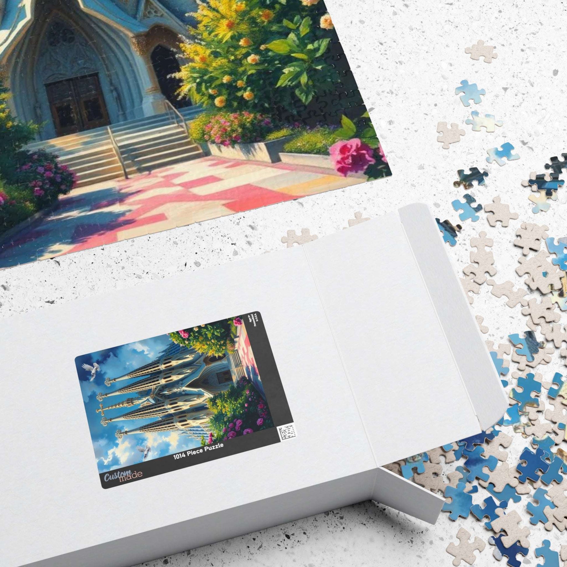 Sagrada Familia Puzzle - Barcelona Spain Landmark, Gaudi Architecture Monument Puzzle The Puzzle Chest