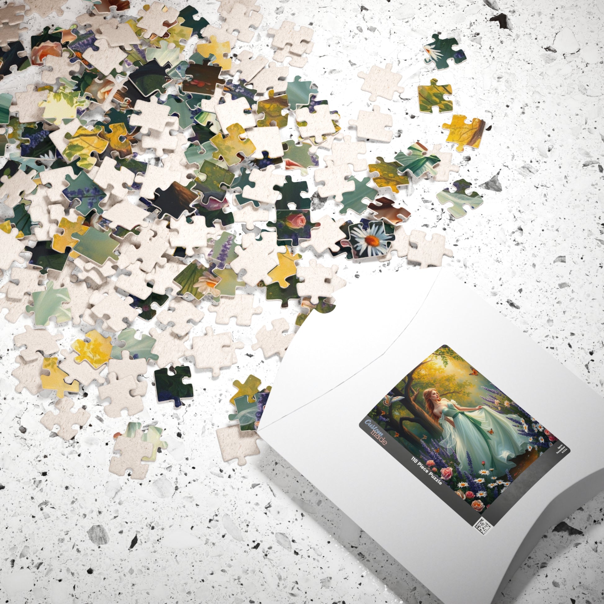 Heavenly Maiden Jigsaw Puzzle, Virgo Zodiac Sign Jigsaw Game, Beautiful Art Puzzle for Adults, Fantasy Lover Gift for Friends, Family Night Puzzle The Puzzle Chest