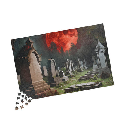 Haunting Graveyard Puzzle - 110-1014 Pieces, Perfect for Halloween, Family Fun Night, Gifts for Puzzle Lovers, Spooky Decor Puzzle The Puzzle Chest