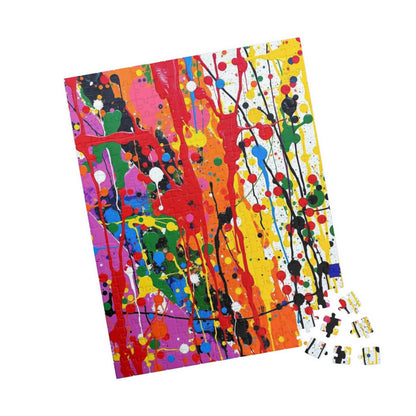 Colorful Abstract Art Puzzle for Family Activity or Solo Fun, Creative Puzzle Lover Gift for Adults, Mental Exercise for Seniors Puzzle The Puzzle Chest