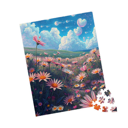 Beautiful Floral Landscape Puzzle | Artistic Jigsaw, Nature-Inspired Gift, Relaxing Activity, Home Decor, Family Fun, Mindfulness Craft Puzzle The Puzzle Chest