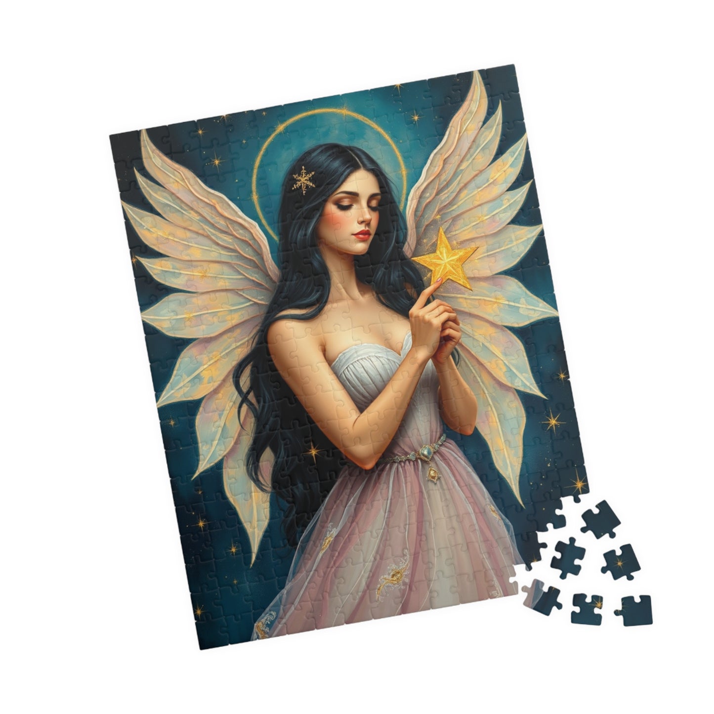 Whimsical Fairy Puzzle, Enchanting Jigsaw Game for All Ages, Perfect Gift for Birthdays, Family Gatherings, Cozy Nights In, Quiet Leisure