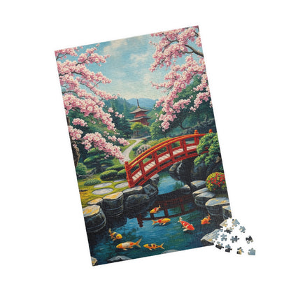 Serene Garden Puzzle, Relaxing Jigsaw for Nature Lovers, Unique Gift for Home, Mindfulness Activity, 1014-piece Puzzle Puzzle The Puzzle Chest