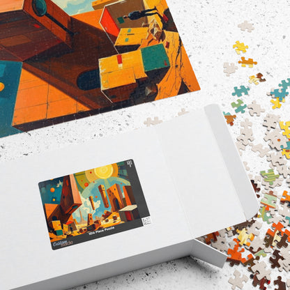 Cosmic Adventure Puzzle, Abstract Art Jigsaw Puzzle Game for Space Lovers Puzzle The Puzzle Chest