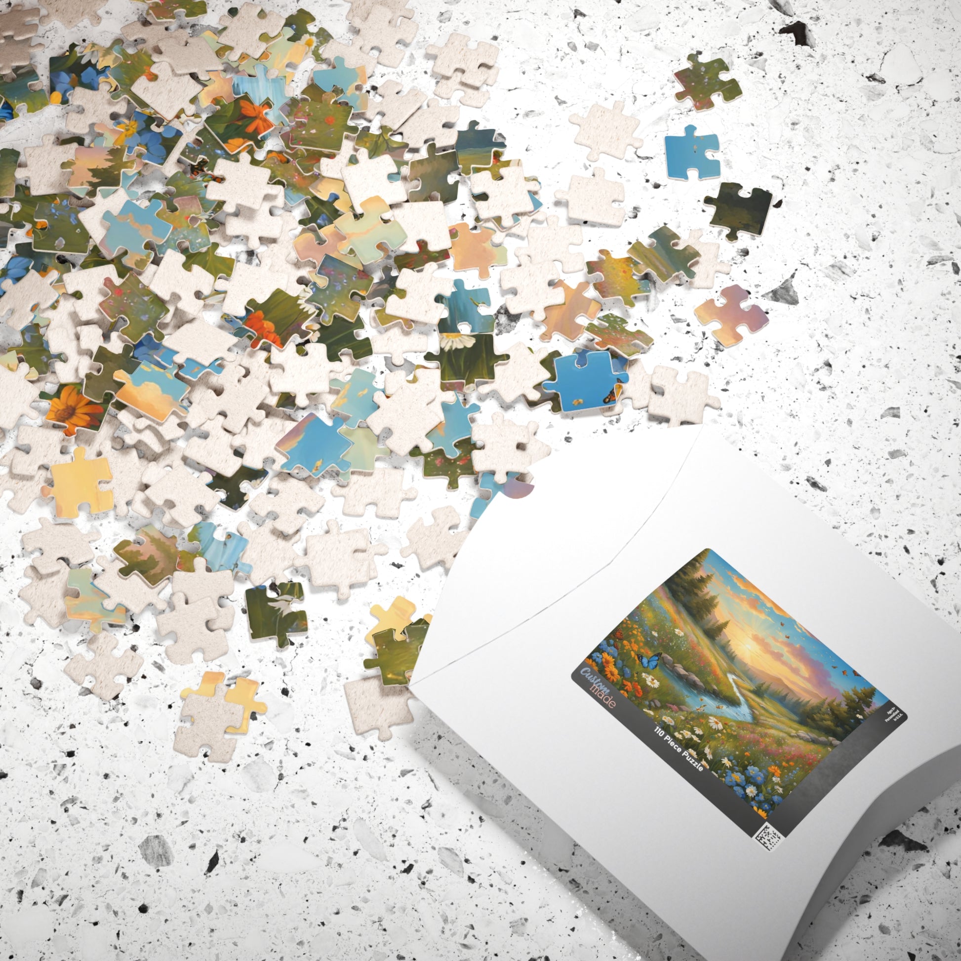 Serene Nature Puzzle - 110, 252, 520, 1014-piece, Family Activity, Home Decor, Gift for Nature Lovers, Mindfulness, Challenge Your Puzzle The Puzzle Chest