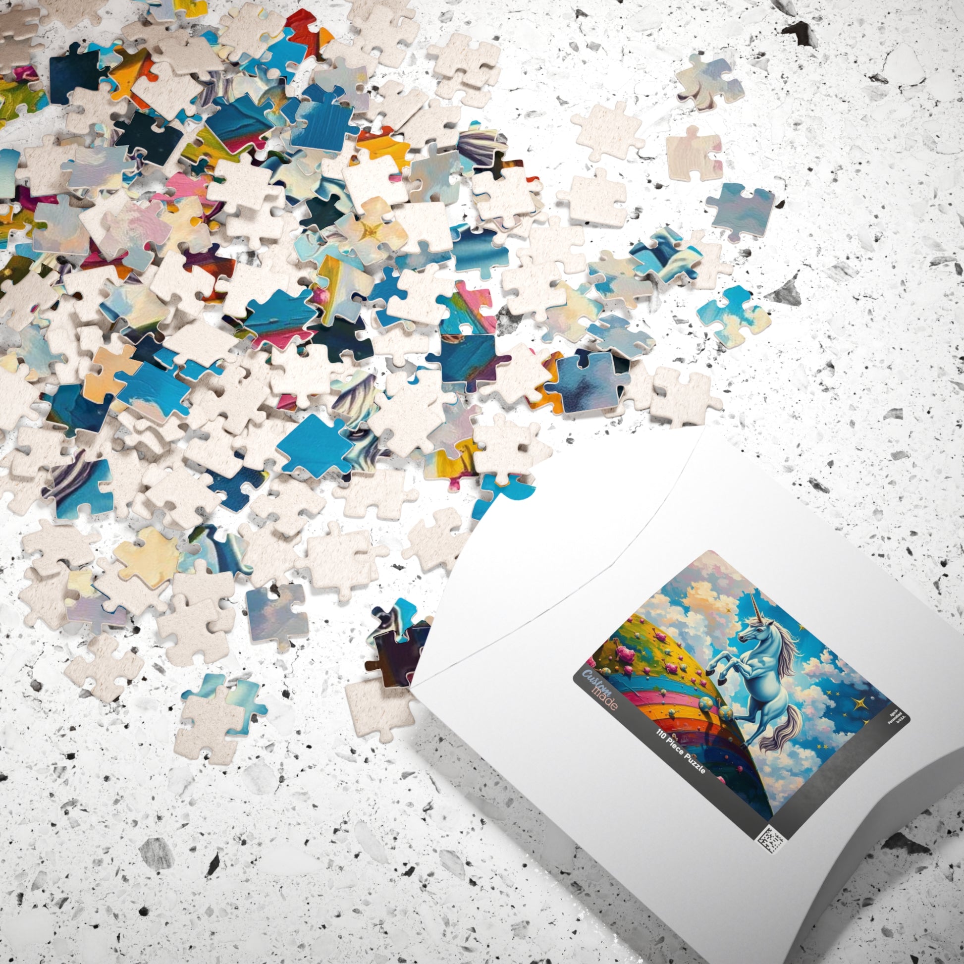 Unicorn Rainbow Puzzle | 110-1014 Piece Mythical Theme Jigsaw | Fun Family Activity, Mental Exercise, Puzzle Lover Holiday Birthday Gift Puzzle The Puzzle Chest