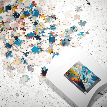 Unicorn Rainbow Puzzle | 110-1014 Piece Mythical Theme Jigsaw | Fun Family Activity, Mental Exercise, Puzzle Lover Holiday Birthday Gift Puzzle The Puzzle Chest