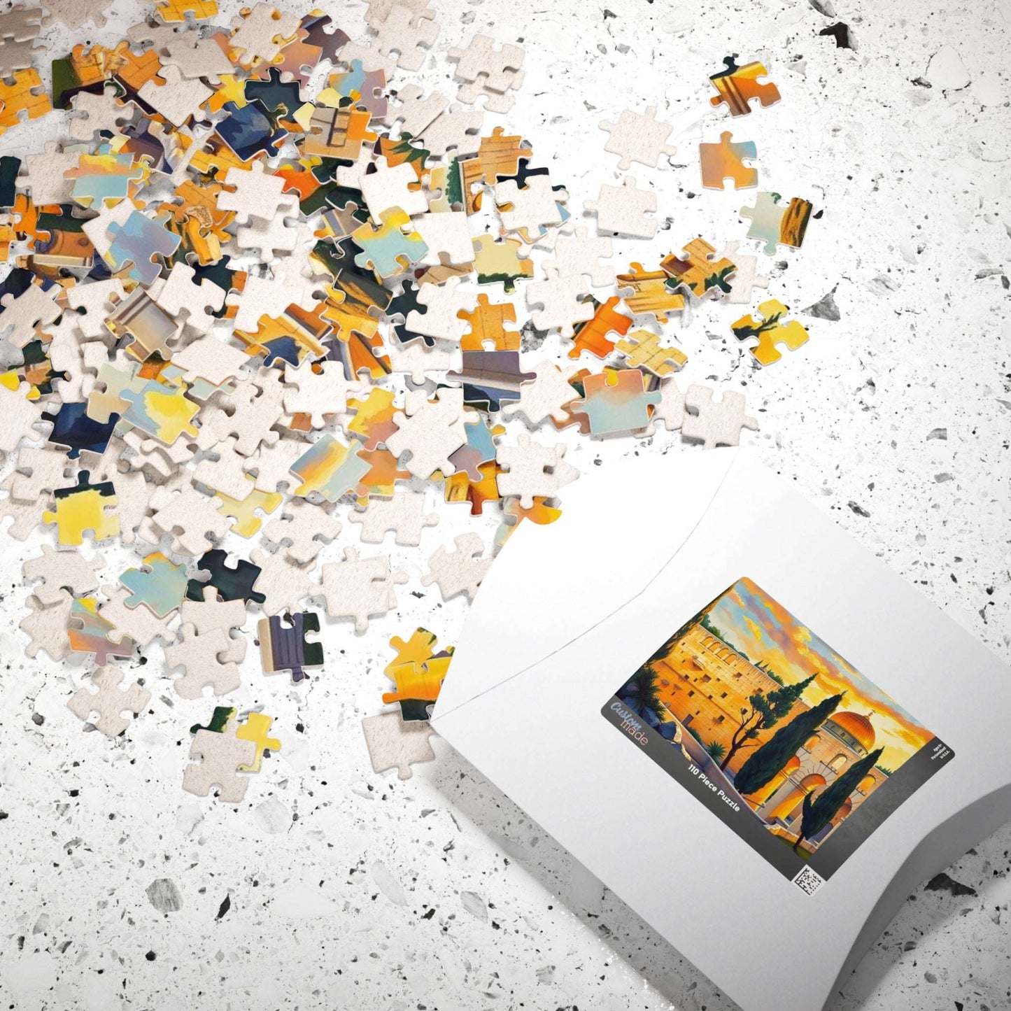 Western Wall Jigsaw Puzzle of Historic Landmark in Jerusalem Israel Puzzle The Puzzle Chest